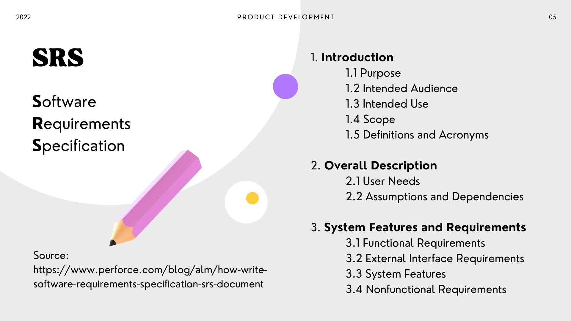 A slide explaining content written below in a visual layout